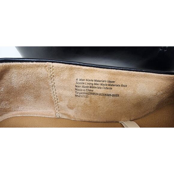 A New Day Women's Hayes Memory Foam Insole Loafer Flats Shoes Black Size US 8 - Picture 7 of 9